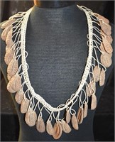 Hand Woven Nut Necklace from Central America