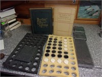 books and coin cases collector button case