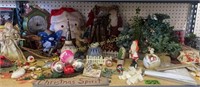 Shelf Lot Christmas Decorations. Vintage Mercury
