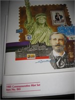 1985 US Commemorative Mint Stamp Set