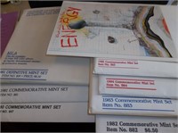 1980- '85 US Commemorative Mint Stamp Books