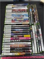 Massive Lot of Xbox games with Guitar hero