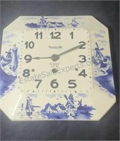 Forestville 8-day ceramic clock. No key.