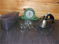 hamilton beach mixer , clock etc