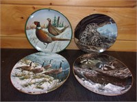 wildlife collector plates all with hangers