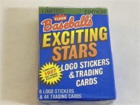 1987 Fleer Baseball Exciting Stars Factory Sealed
