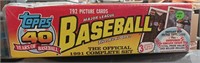 1991 Factory Sealed Topps Complete Baseball Set