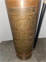 VINTAGE ALBERT FIRE EXTINGUISHER by AMERICAN