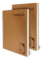 QTY 4 New le vent A4 Spiral Lined Notebooks