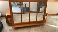 Hanging Mirror with Ledge 42x32