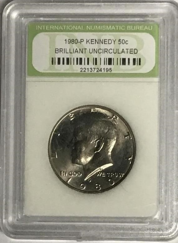 1980 Kennedy 50c uncirculated