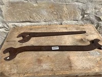 (2) ANTIQUE APPX. 24" WRENCHS