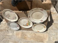 (5) COLLECTION OF OLD CHINA PLATES