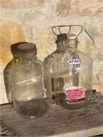 (2) VINTAGE GALLON JUGS