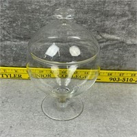Vtg ROSENTHAL Crystal Glass Covered Dish Germany