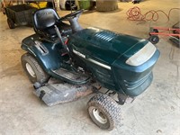 Craftsman 16.5 hp 42” cut riding lawnmower - read