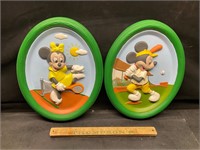 Mickey & Mini plaques