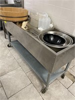 Compartment Sink on Wheels