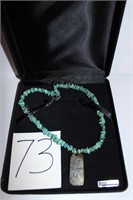 TURQUOIS & STERLING NECKLACE #2