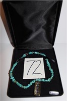TURQUOIS & STERLING NECKLACE #1