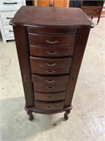 Jewelry chest armoire