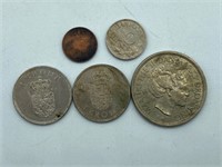 Set Of Danish Coins