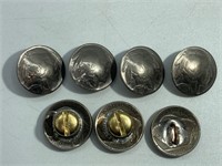 Set Of Buffalo Nickel Pins & Buttons