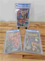 (3) Three CGC Graded Sub-Mariner Comics #20-#22