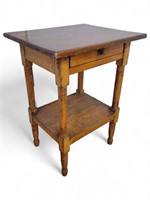 Late 18th C. Pine Side Table