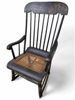 19th C. American Stenciled Rocking Chair
