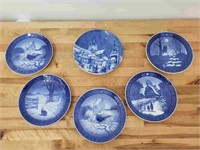 5 Royal Copenhagen Collectors Plates