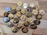 Estate Grouping of Military Collar Disks - Lot 6