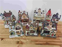 Norman Rockwell Christmas Village Houses
