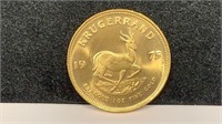 Gold: 1975 1oz Krugerrand Gold Coin