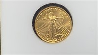 Key Gold: 2001 High Grade 1/4 oz  American Eagle