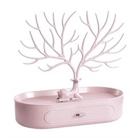 Antlers Jewellery Stand with Bottom Drawer  Large
