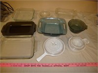 9pc Oven Glass - Casseroles, Bowls, Pans, Etc