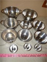 Stainless Steel Mixing Bowls & Strainers