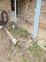 Wrought Iron Plant Stands, Garden Hooks, Yard Art
