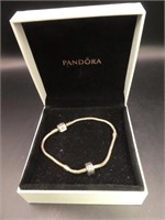 Pandora Sterling Bracelet With Charm