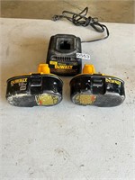 2- Dewalt DC9096 XRP batteries and charger