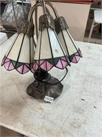 Lead glass lamp- 3 shades