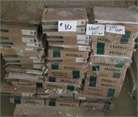 About 60 Boxes of Marble Wall/Flooring tile-