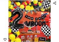 ($30) 134pcs Race Car Balloon Birthday Party