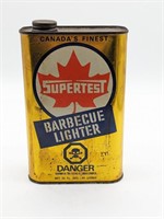 Supertest Barbecue Lighter Empty tin can