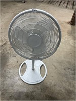 White galaxy pedestal fan