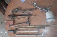 Breaker Bar, Hammer, Pipe Wrench