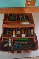 Tackle Box with Gun Cleaning Supplies