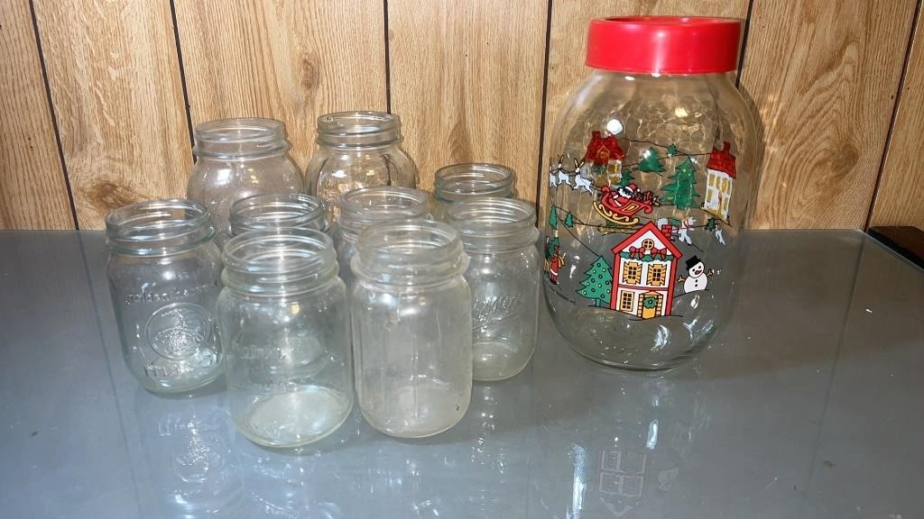 Canning Jars & Carlton Glass Jar