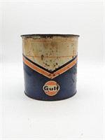 Gulf Oil Can 5 Lbs Empty